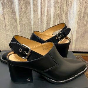 (New) Coach Payson Black leather slingback 8.5